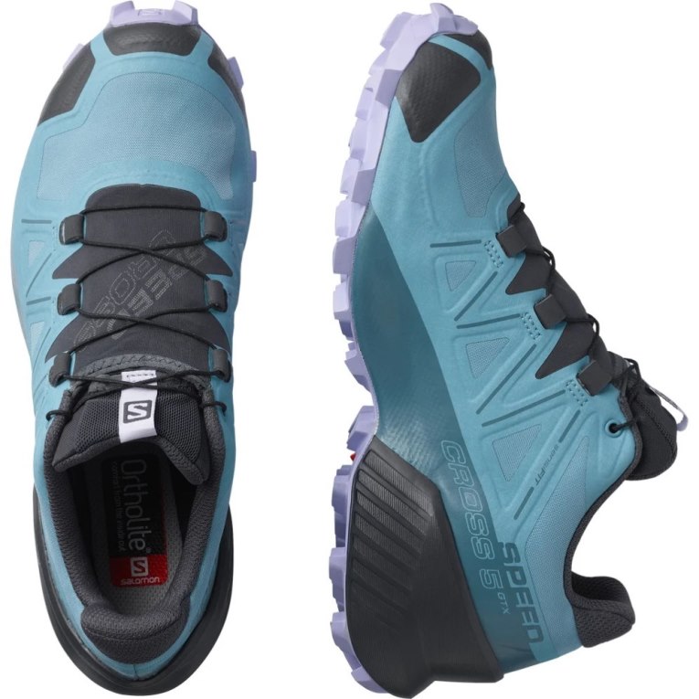 Salomon Speedcross 5 GTX Women's Trail Running Shoes Turquoise | CA 34C61